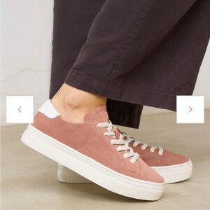 NEW Soludos dusty rose Ibiza platform sneakers - sz7